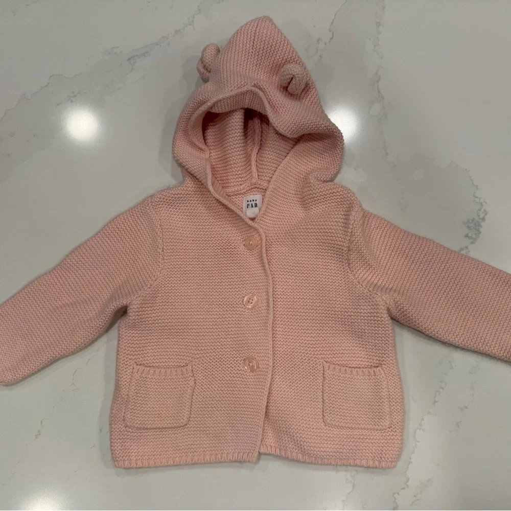 Baby GAP Soft Pink Baby Knit‎ Sweater